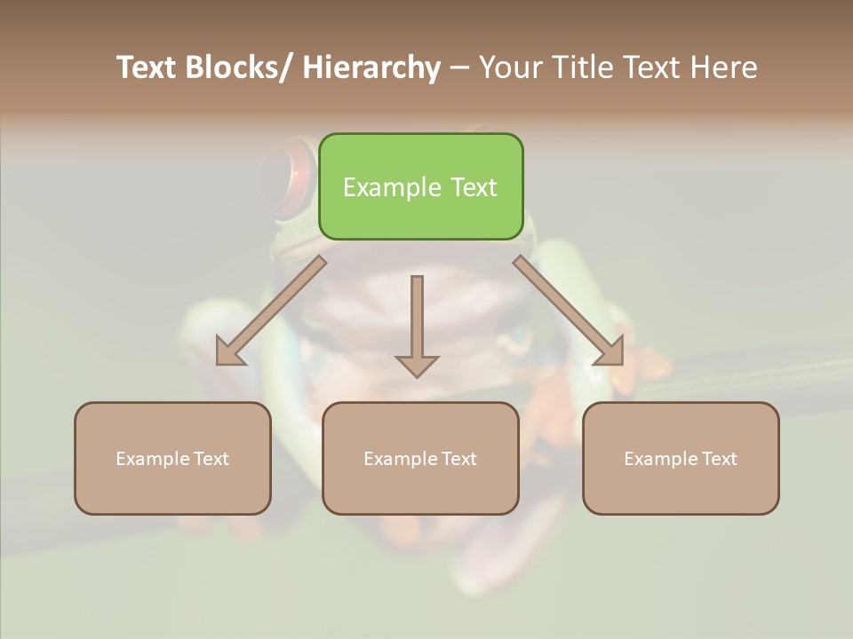 Big Hiding Green PowerPoint Template