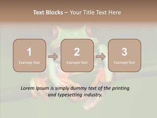 Big Hiding Green PowerPoint Template