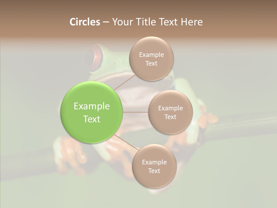 Big Hiding Green PowerPoint Template