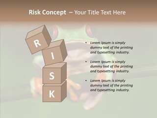 Big Hiding Green PowerPoint Template