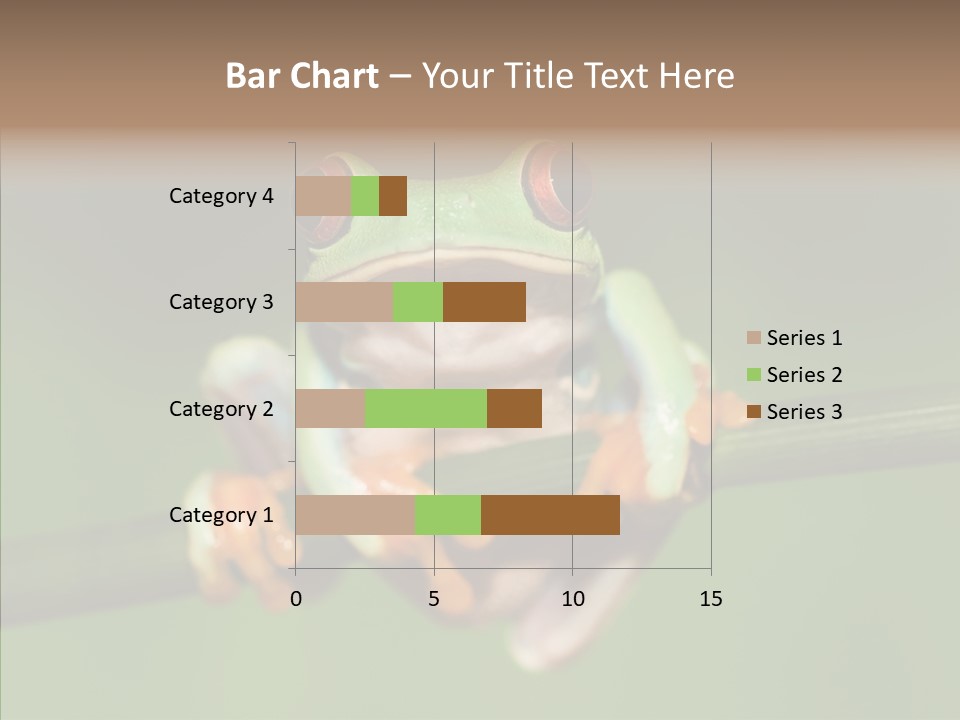 Big Hiding Green PowerPoint Template