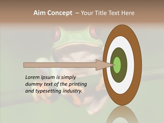 Big Hiding Green PowerPoint Template