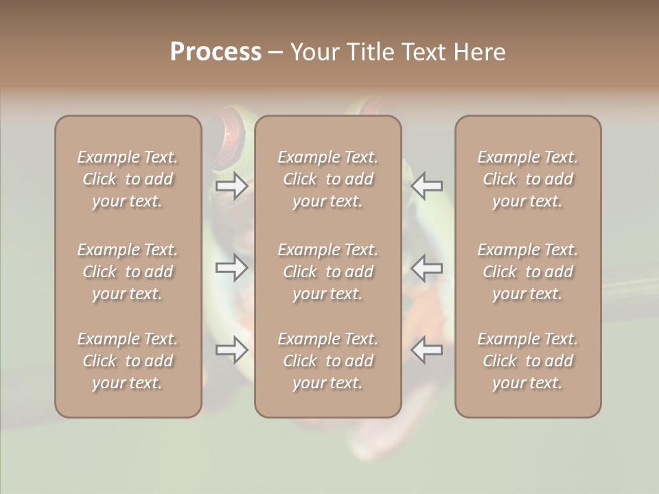 Big Hiding Green PowerPoint Template