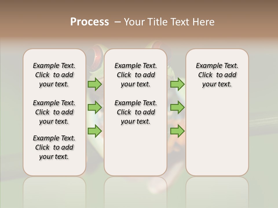 Big Hiding Green PowerPoint Template