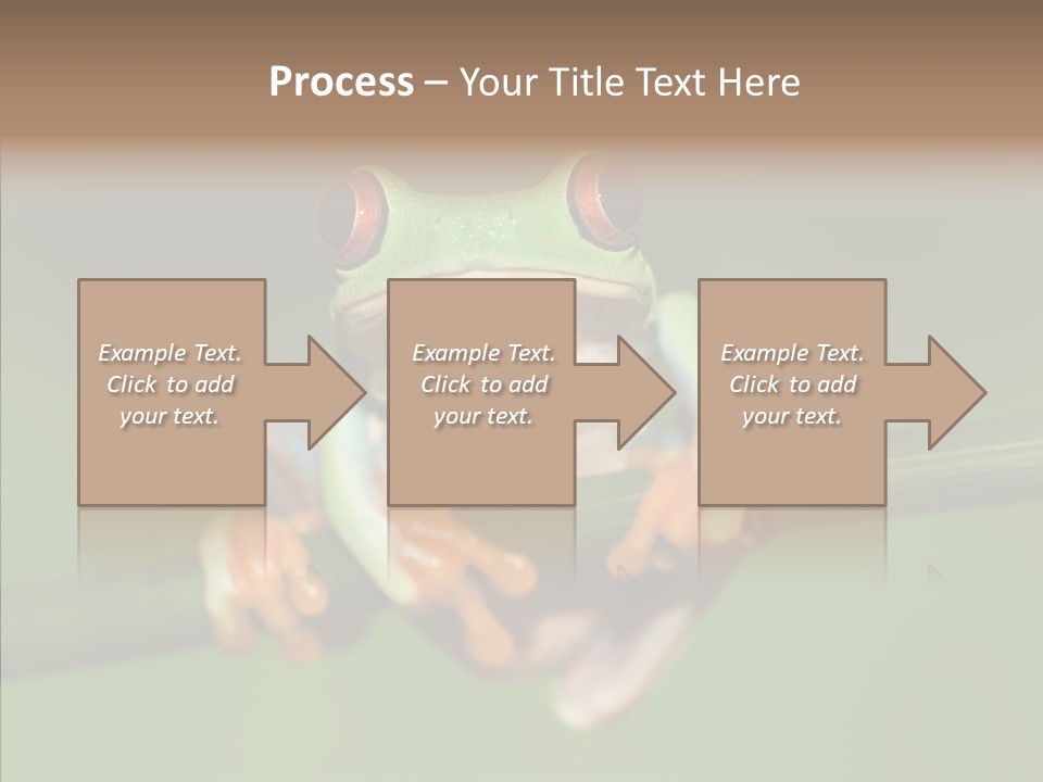Big Hiding Green PowerPoint Template