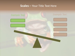 Big Hiding Green PowerPoint Template