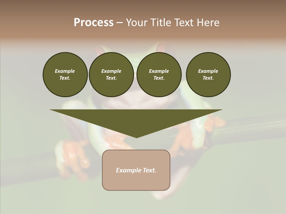 Big Hiding Green PowerPoint Template