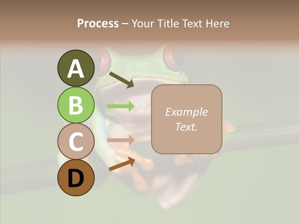 Big Hiding Green PowerPoint Template