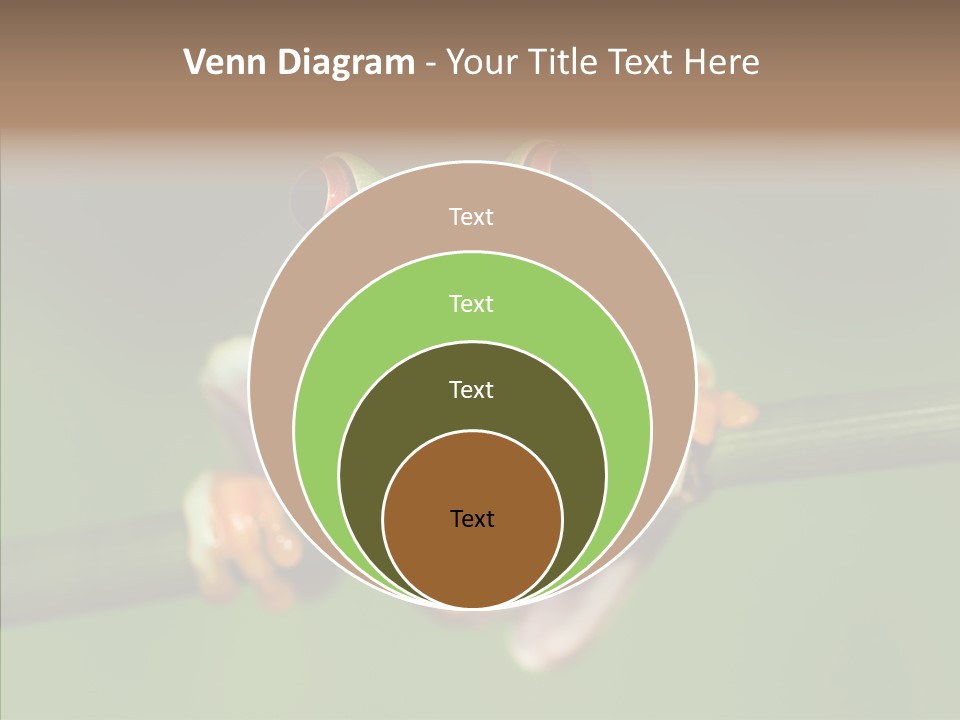 Big Hiding Green PowerPoint Template