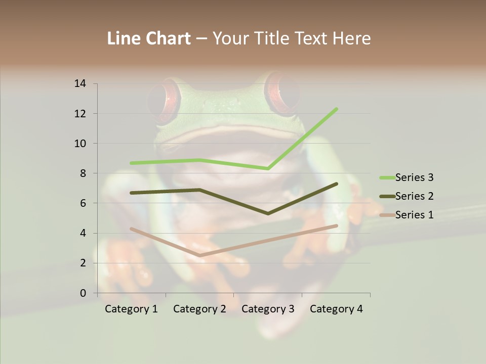 Big Hiding Green PowerPoint Template