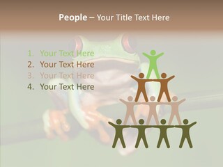 Big Hiding Green PowerPoint Template