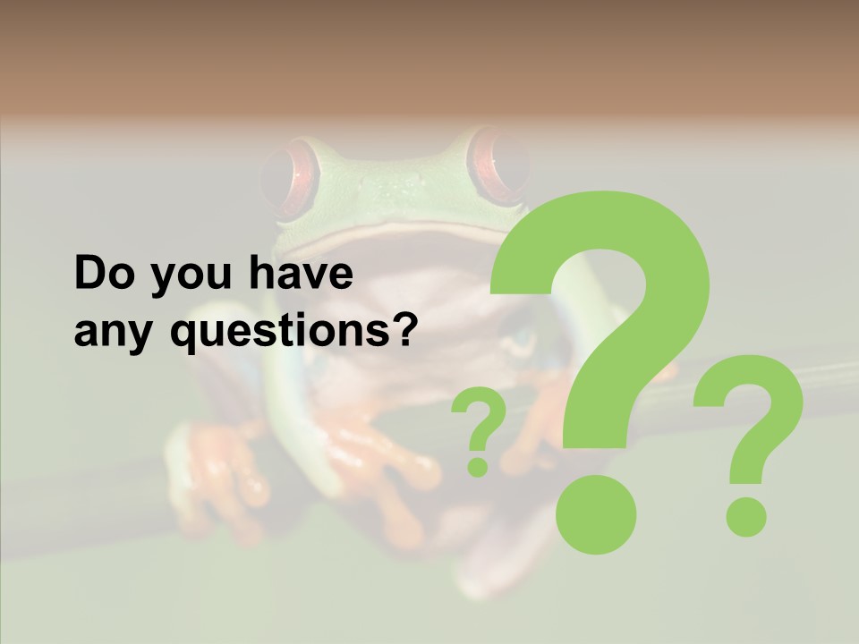 Big Hiding Green PowerPoint Template