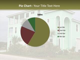 Exterior House Green PowerPoint Template