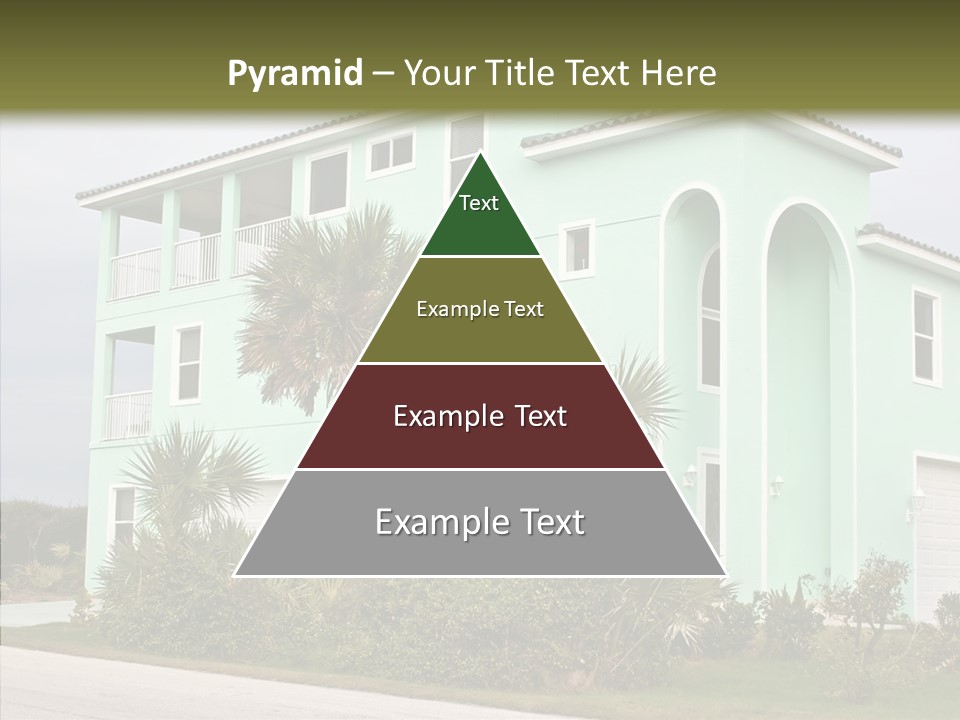 Exterior House Green PowerPoint Template