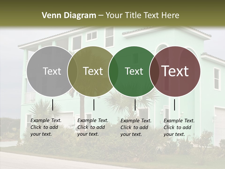 Exterior House Green PowerPoint Template