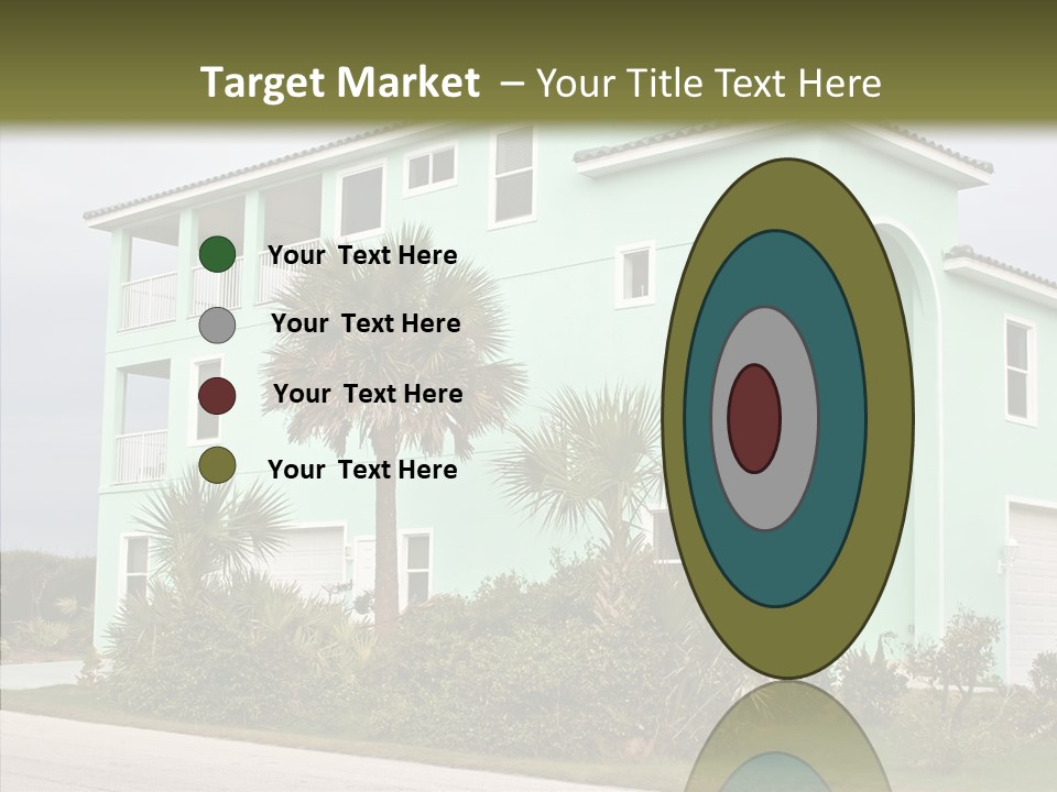 Exterior House Green PowerPoint Template