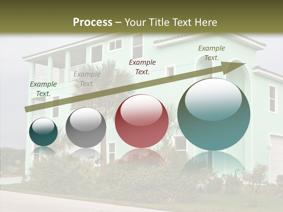 Exterior House Green PowerPoint Template