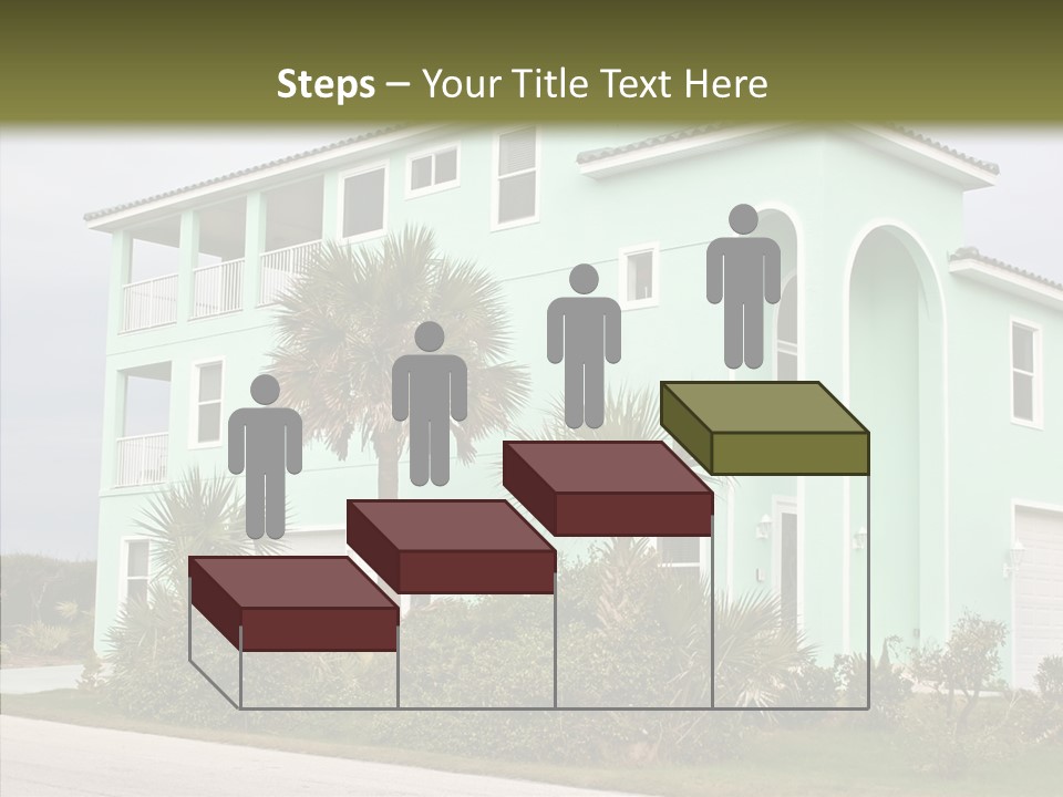 Exterior House Green PowerPoint Template