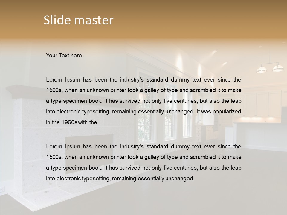 Home Room Appliance PowerPoint Template