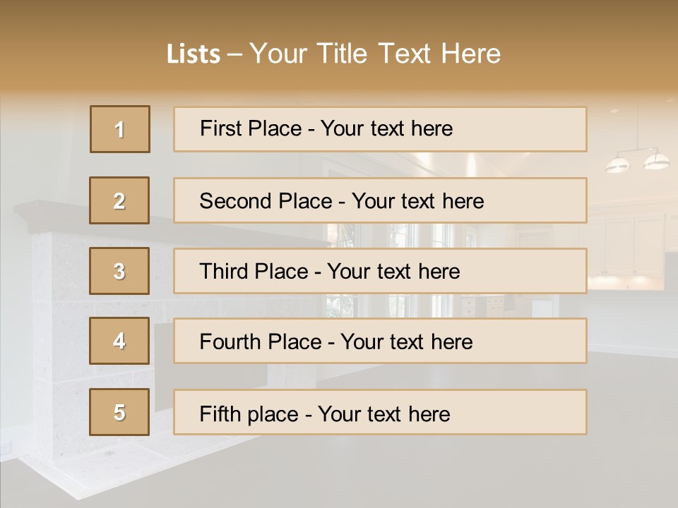 Home Room Appliance PowerPoint Template