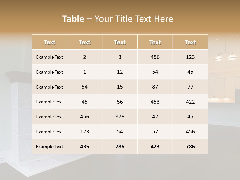 Home Room Appliance PowerPoint Template