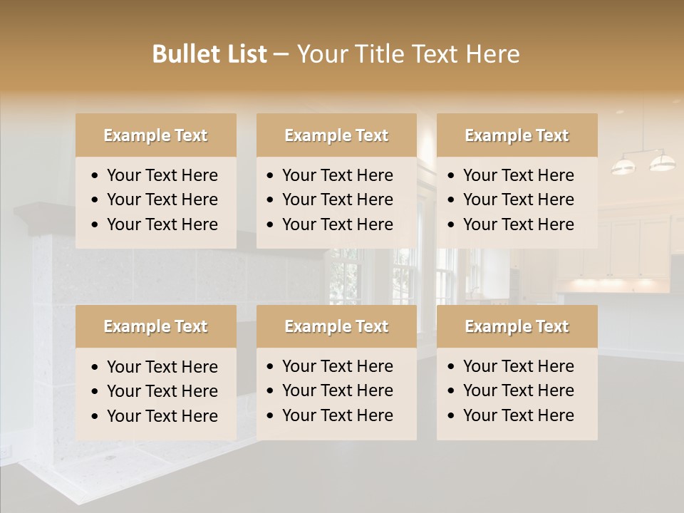 Home Room Appliance PowerPoint Template
