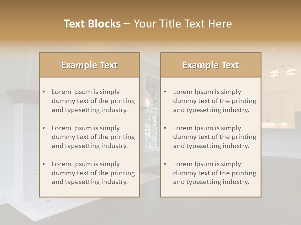 Home Room Appliance PowerPoint Template