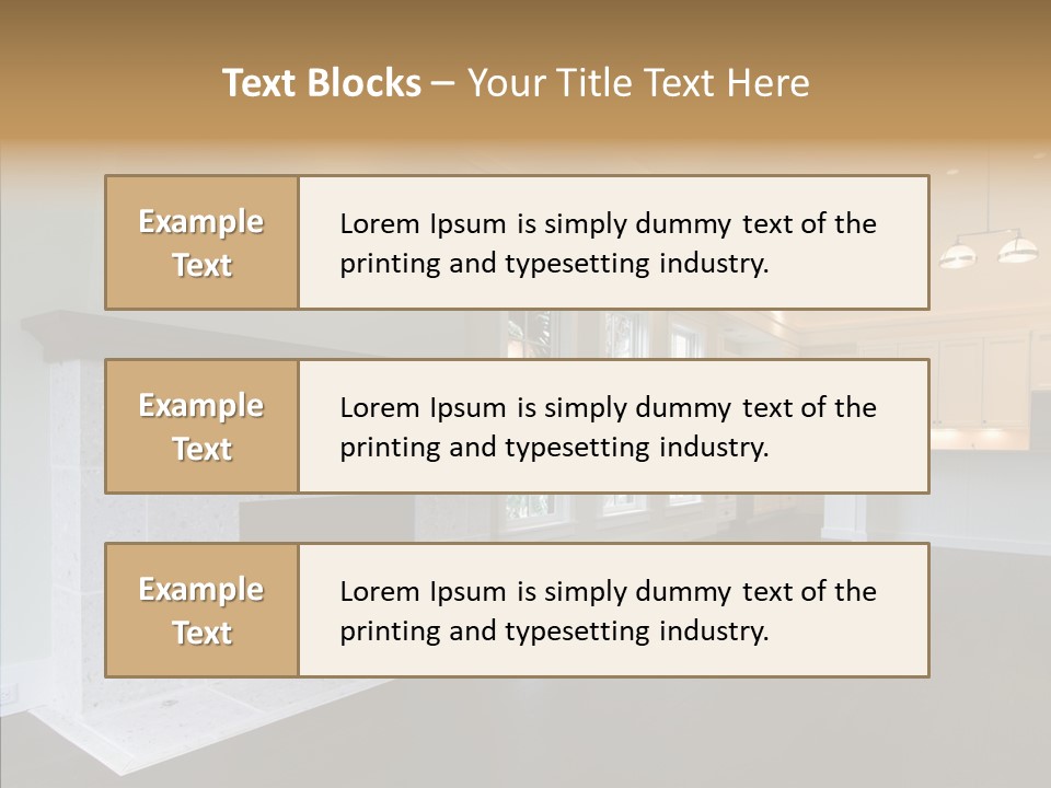 Home Room Appliance PowerPoint Template