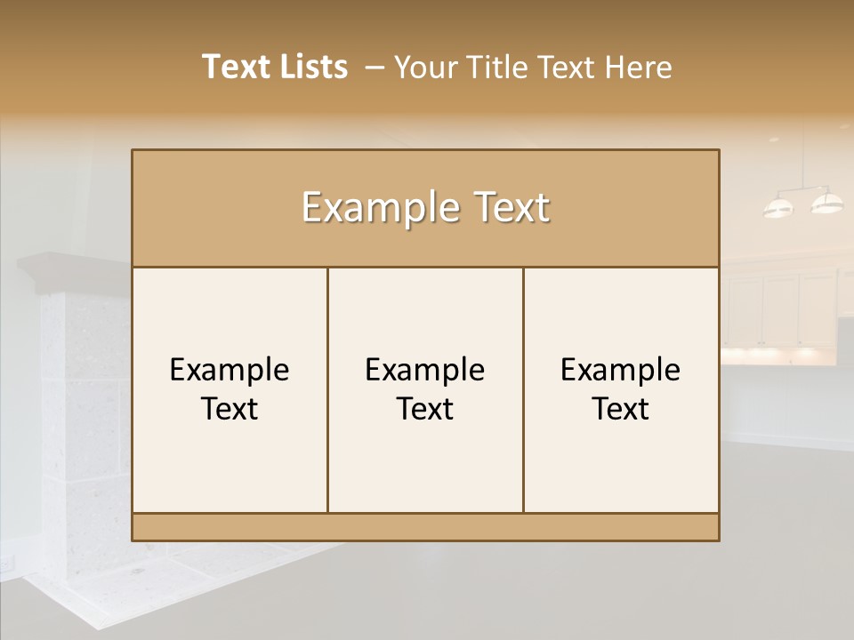 Home Room Appliance PowerPoint Template