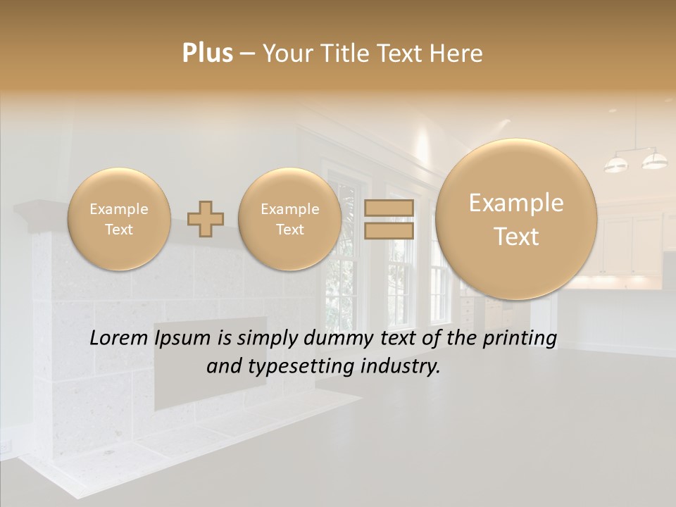 Home Room Appliance PowerPoint Template