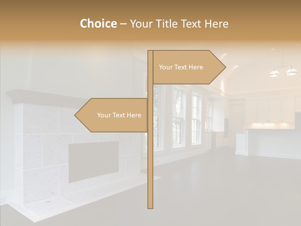 Home Room Appliance PowerPoint Template