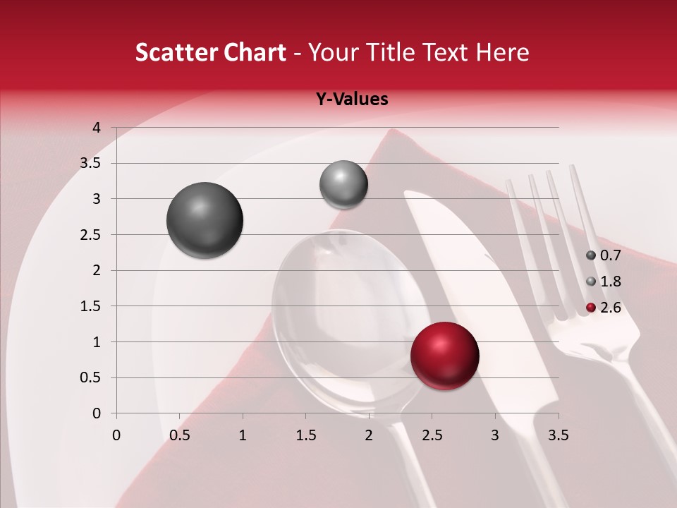 Knife Utensil Fork PowerPoint Template