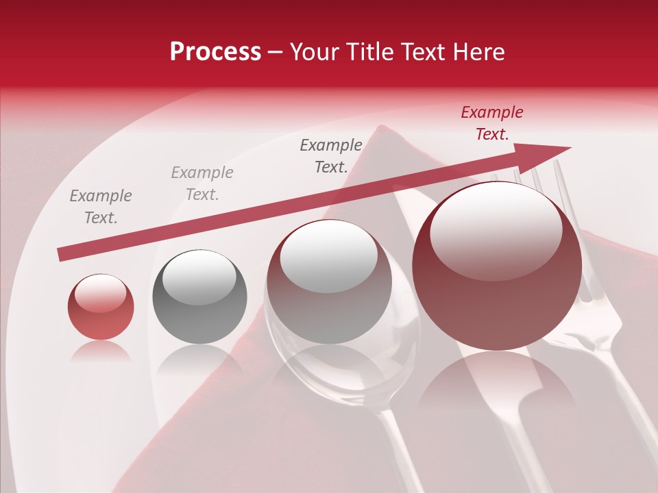 Knife Utensil Fork PowerPoint Template