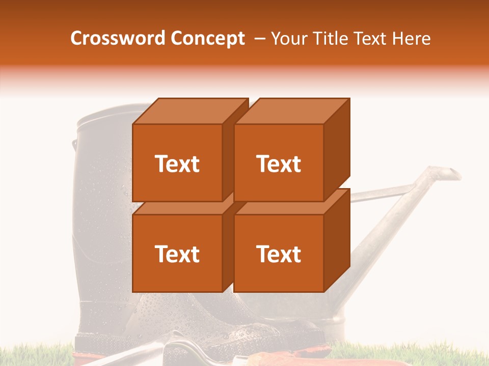 Plant Fake White PowerPoint Template