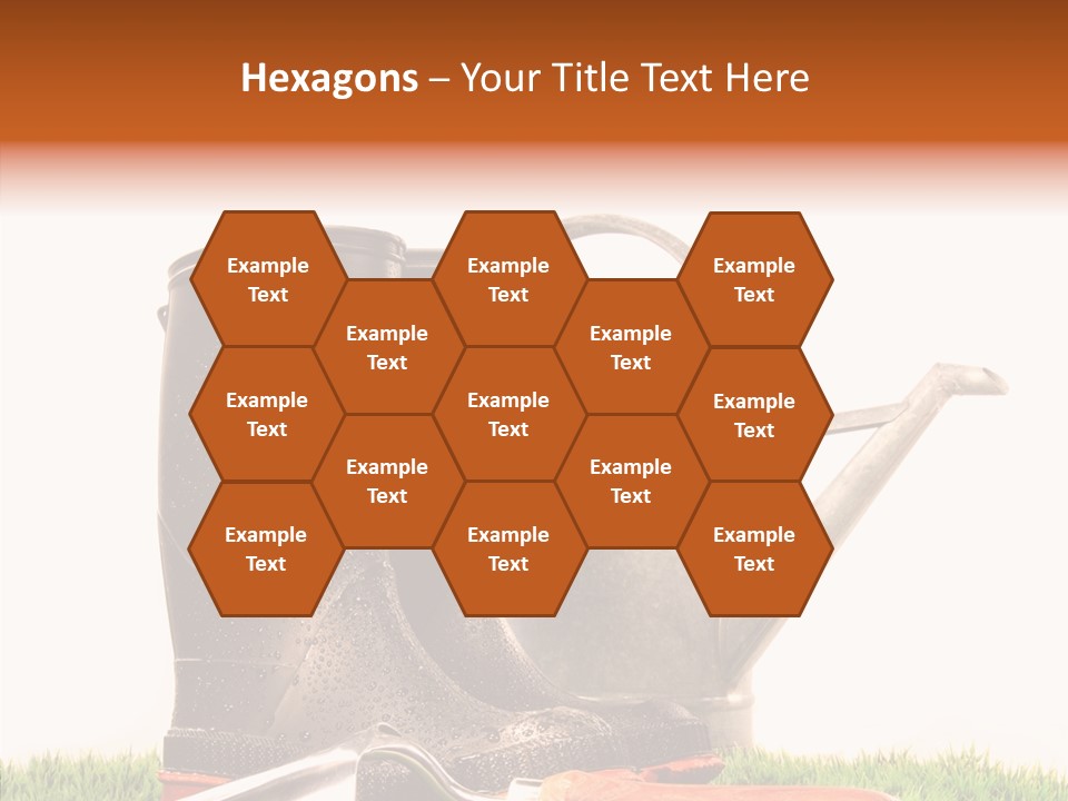 Plant Fake White PowerPoint Template