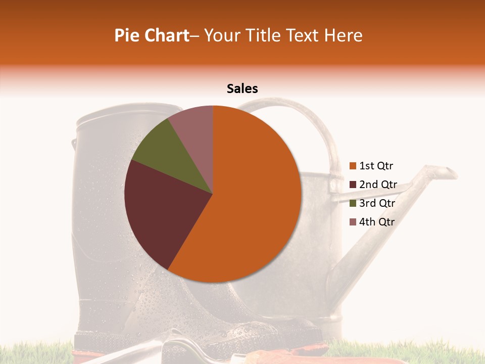 Plant Fake White PowerPoint Template