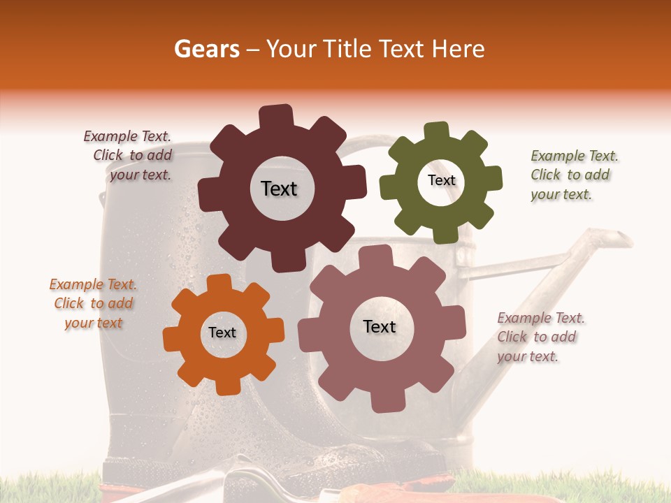 Plant Fake White PowerPoint Template