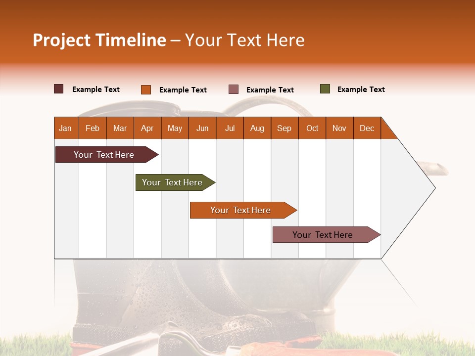 Plant Fake White PowerPoint Template