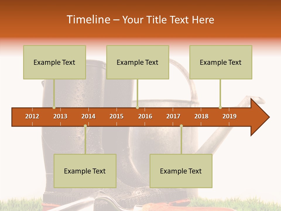 Plant Fake White PowerPoint Template