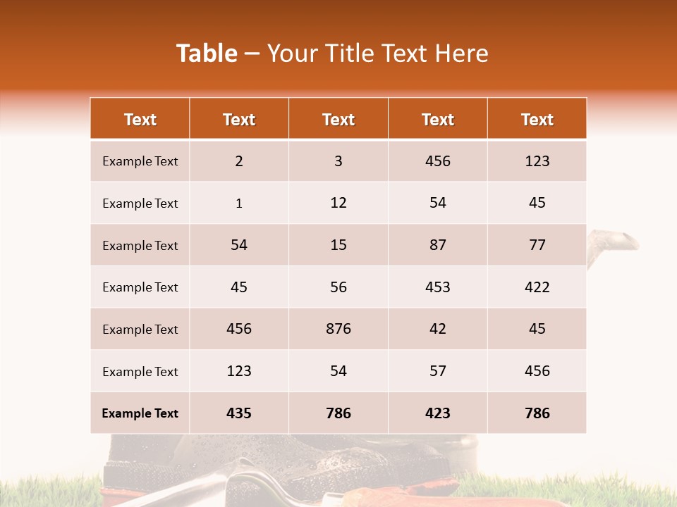 Plant Fake White PowerPoint Template