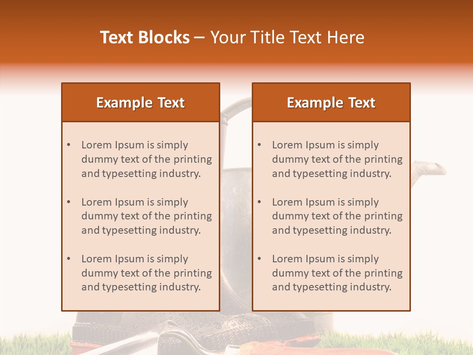 Plant Fake White PowerPoint Template