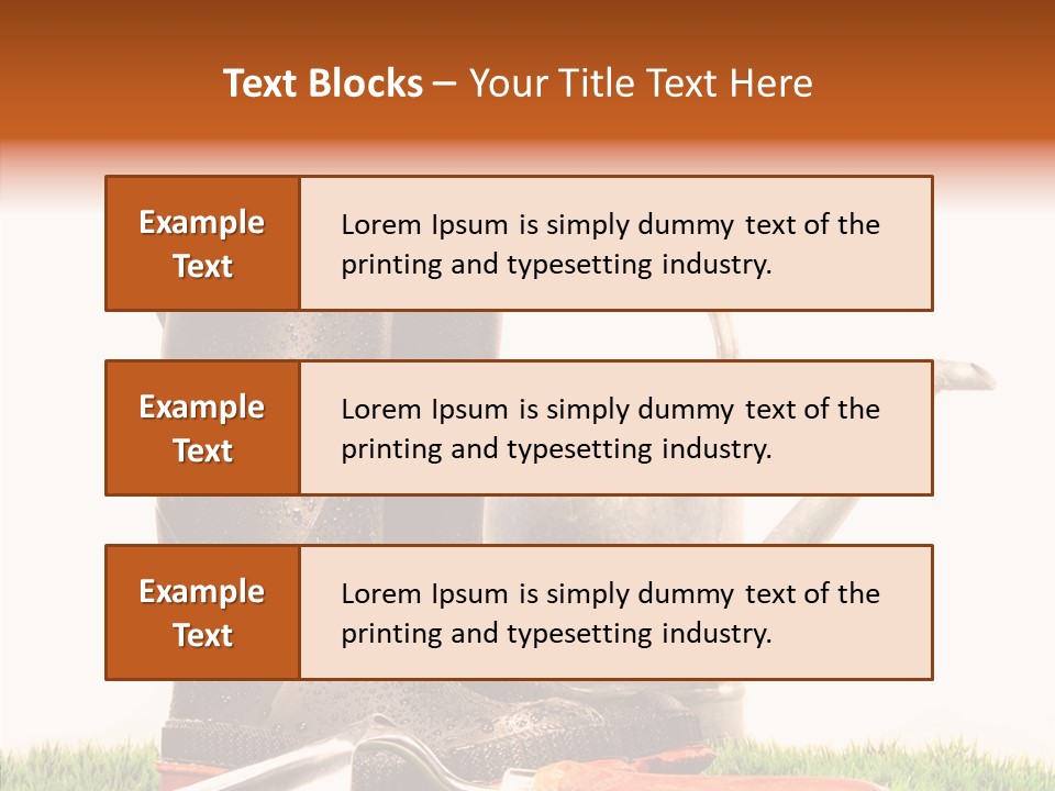 Plant Fake White PowerPoint Template