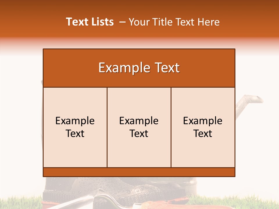 Plant Fake White PowerPoint Template
