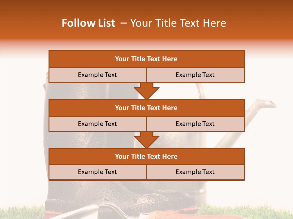 Plant Fake White PowerPoint Template