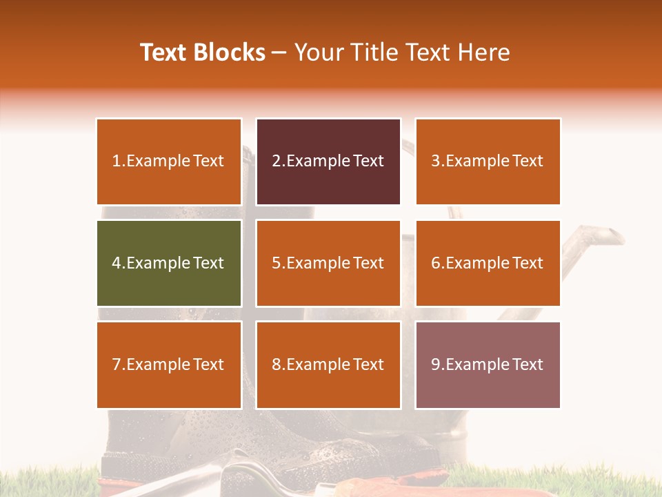 Plant Fake White PowerPoint Template