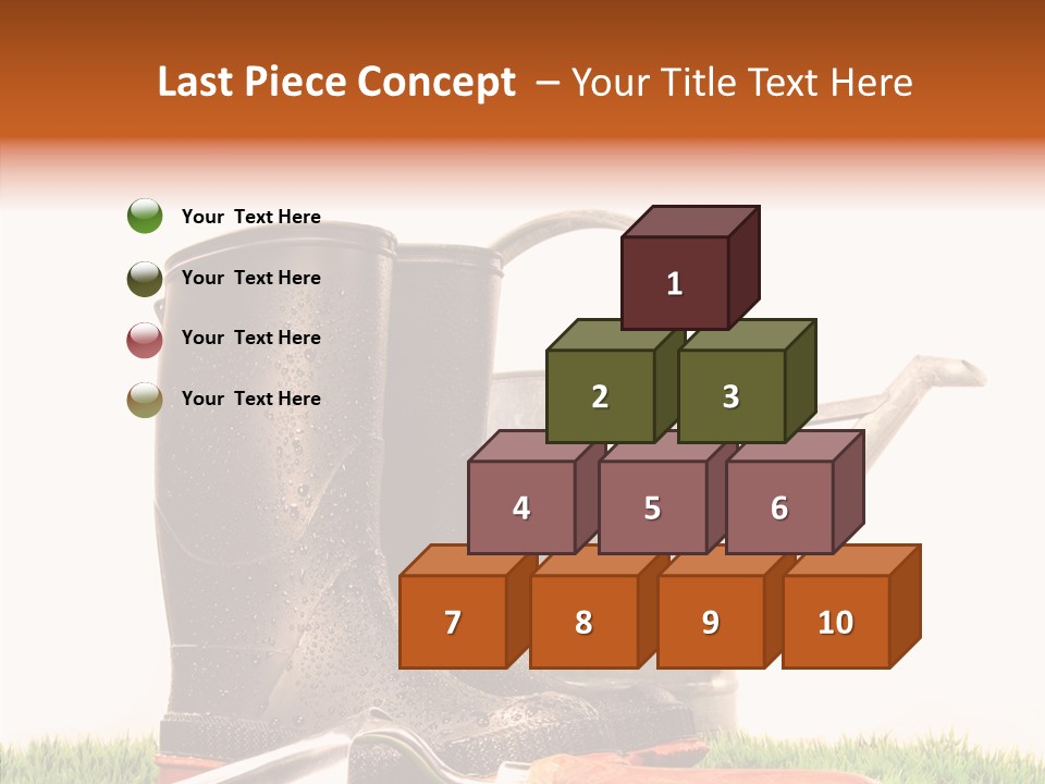 Plant Fake White PowerPoint Template