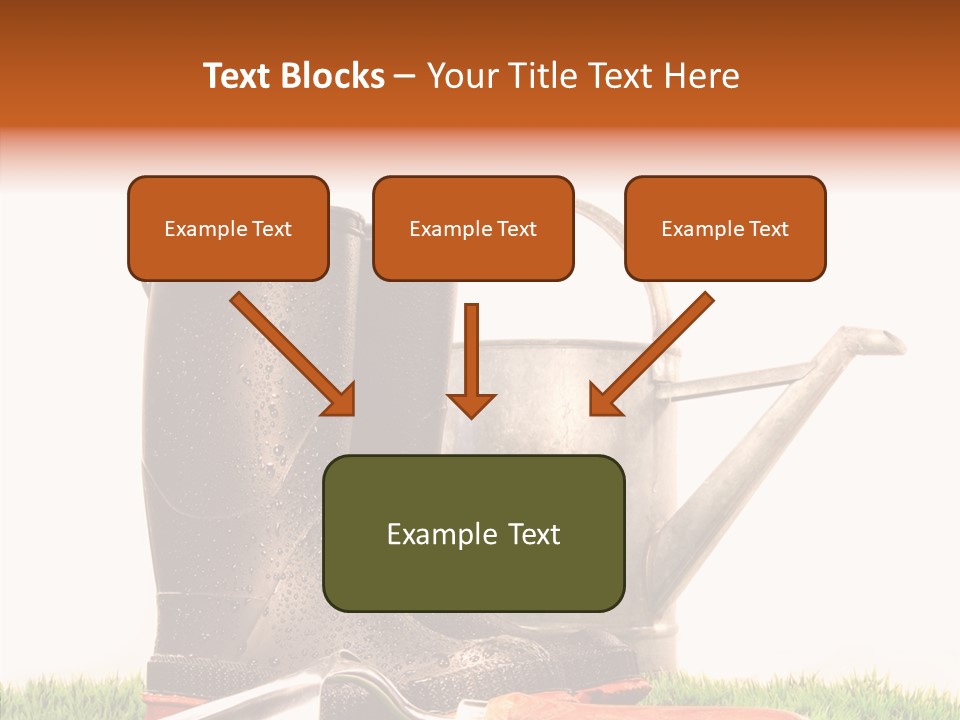 Plant Fake White PowerPoint Template