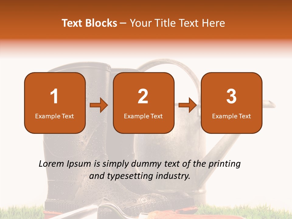 Plant Fake White PowerPoint Template