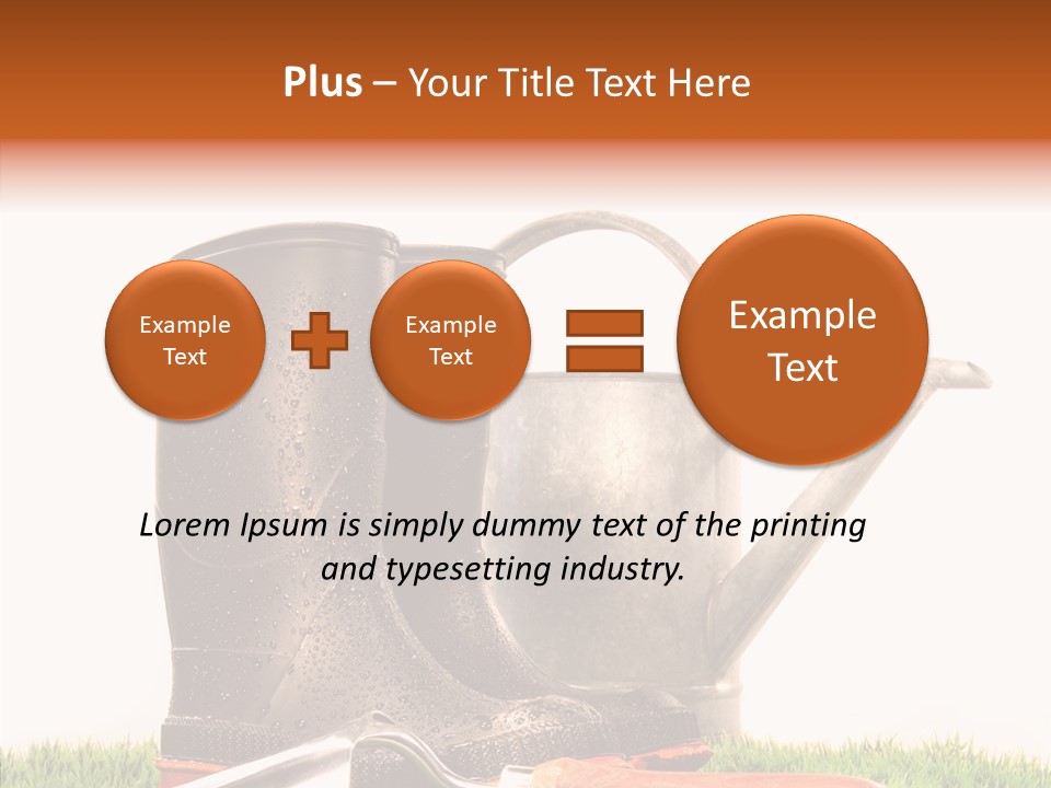 Plant Fake White PowerPoint Template