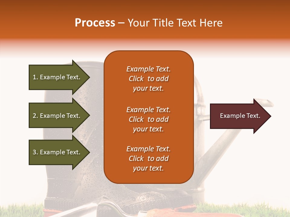 Plant Fake White PowerPoint Template